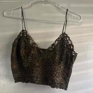 Lace Cami Top with Spaghetti Straps